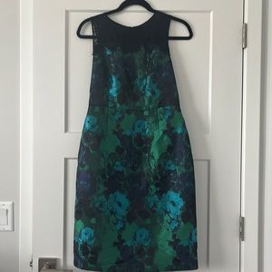 Anthropologie LEIFSDOTTIR Water Garden jacquard & lace dress 6